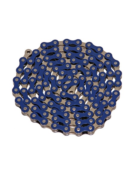 YBN Chain 1/2x1/8x112 1/Speed Blue/Chrome.